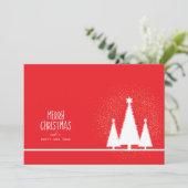 レッドクリスエレガントマスパーティの招待状 招待状 (スタンド正面)