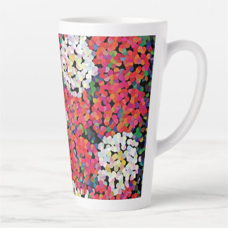レッドクリスタルフローラ開花 カフェラテマグ