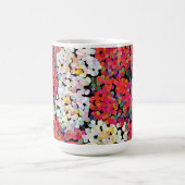 レッドクリスタルフローラ開花 コーヒーマグカップ (中央)