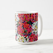 レッドクリスタルフローラ開花 コーヒーマグカップ (正面右)