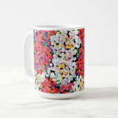 レッドクリスタルフローラ開花 コーヒーマグカップ (正面左)