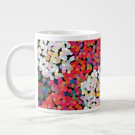 レッドクリスタルフローラ開花 ジャンボコーヒーマグカップ