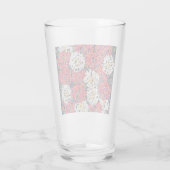 レッドクリスタルフローラ開花 タンブラーグラス (裏面)