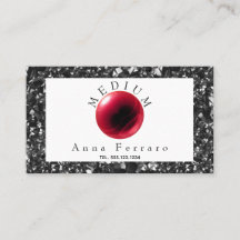 レッドクリスタルボール&オブシディアン占い 