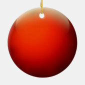 レッドクリスタルボール セラミックオーナメント (裏面)