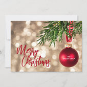 レッドクリスマスオーナメント事業 シーズンカード (正面)