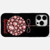 レッドクリスマスオーナメントiPhone 16 Pro Maxケース Case-Mate iPhoneケース (裏面 (横))