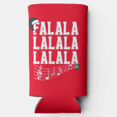 レッドクリスマスカロルをテーマにしたクーラーボックス スリム缶クーラー (裏面)