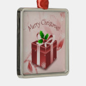 レッドクリスマスギフトセラミックオーナメント メタルオーナメント (右)