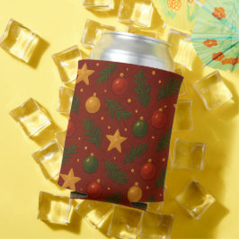 レッドクリスマスクーラーボックス-クラシックホリデードリンク 缶クーラー