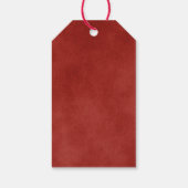 レッドクリスマスサンキューギフトラベル ギフトタグ (裏面)