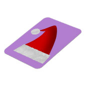 レッドクリスマスサンタハット マグネット (左側)