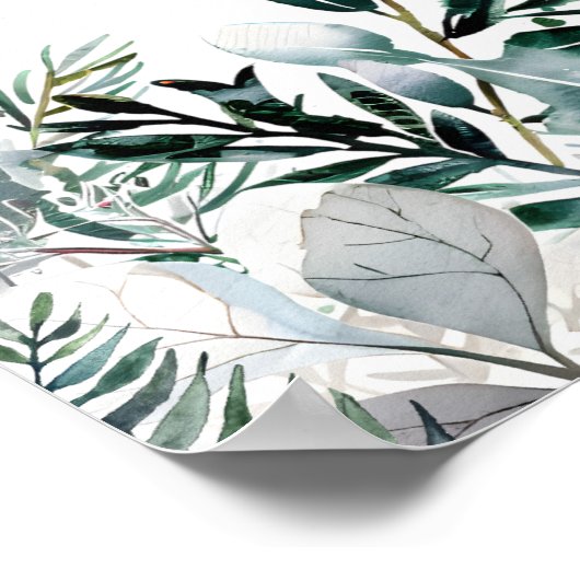 レッドクリスマスサンタベビーベビーシャワーウェルカムサイン ポスター (角)