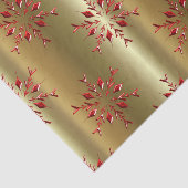 レッドクリスマススターズ金ゴールド 薄葉紙 (詳細)