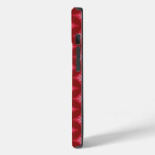 レッドクリスマススノーフレーク電話ケース Case-Mate iPhoneケース (裏面 / 左)