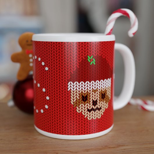 レッドクリスマススロスセータージャイアントコーヒーマグ ジャンボコーヒーマグカップ