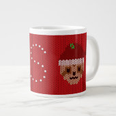 レッドクリスマススロスセータージャイアントコーヒーマグ ジャンボコーヒーマグカップ (正面右)
