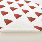 レッドクリスマスツリーシェルパブランケット シェルパブランケット (3/4)