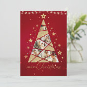 レッドクリスマスツリーファミリー シーズンカード (スタンド正面)
