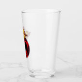 レッドクリスマスツリーボーブルクリスマス タンブラーグラス (左)