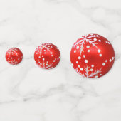 レッドクリスマスツリーボーブル コンフェッティ (裏面)