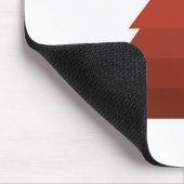 レッドクリスマスツリーマウスパッド マウスパッド (コーナー)