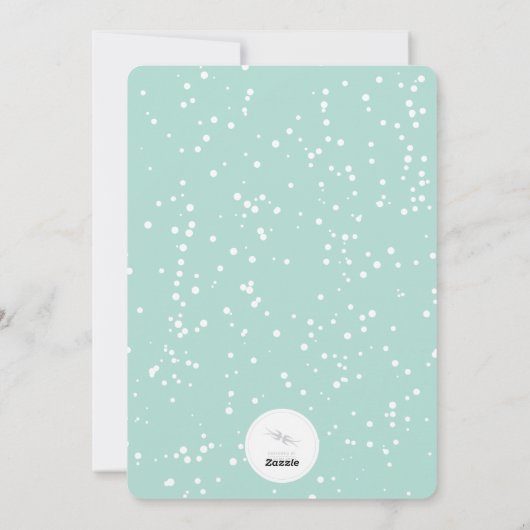 レッドクリスマスツリー切り出しハッピーホリデーズフォト シーズンカード (裏面)