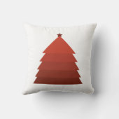 レッドクリスマスツリー装飾用クッション クッション (裏面)