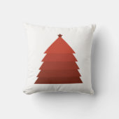 レッドクリスマスツリー装飾用クッション クッション (正面)