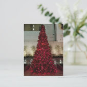 レッドクリスマスツリー – ニューヨーク ポストカード (スタンド正面)