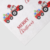 レッドクリスマストラクタートラックファーム名前をカスタムする 薄葉紙 (詳細)