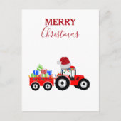 レッドクリスマストラクタートラックファーム シーズンポストカード (正面)