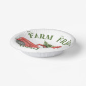 レッドクリスマストラックファームの新木 ペーパーボウル (傾斜あり)