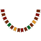 レッドクリスマスバンティンフラッグ – クラシック休日 バンティングフラッグ (全)