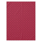 レッドクリスマスパターン。 テーブルクロス (正面)