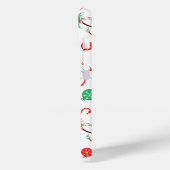 レッドクリスマスフラミンゴ数々のiPhone Case-Mate iPhoneケース (裏面 / 左)