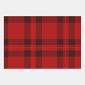 レッドクリスマスホリデーラッピング紙シート ラッピングペーパーシート (正面2)