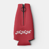 レッドクリスマスホーホーボトルクール ボトルクーラー (裏面)