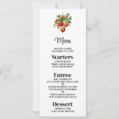 レッドクリスマスボードビーズウィズホリーフェスティバル 招待状 (正面)