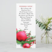 レッドクリスマスボール結婚ズのメニュー メニュー (スタンド正面)