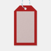 レッドクリスマス抱き枕 ギフトタグ (裏面)