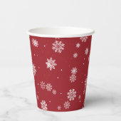 レッドクリスマス紙カップ 紙コップ (裏面)