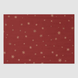 レッドクリスマス金ゴールド雪 薄葉紙