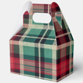 レッドクリームグリーンプレイドストライプ フェイバーボックス (裏面)