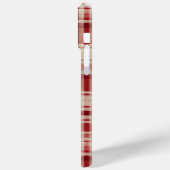 レッドクリームプレイドストライプ Case-Mate iPhoneケース (裏面 / 左)