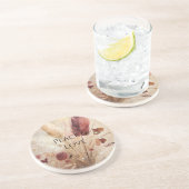 レッドクリームボホフェザーフローラ コースター (側面)