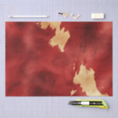 レッドクリーム金ゴールド南西コウィド 薄葉紙 (クラフト)