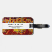 レッドクレイオラジャスパー ラゲッジタグ (裏面横)