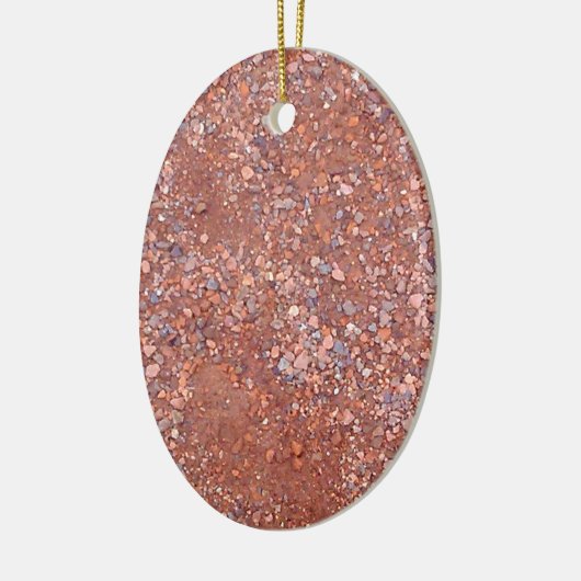 レッドクレイコート、砂利、シェールストーンブリック、テニス セラミックオーナメント (左)