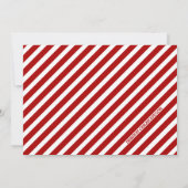 レッドクレヨン幼稚園パーティの招待状 招待状 (裏面)